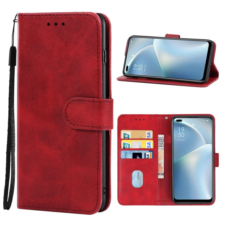 For OPPO Reno4 Lite Leather Phone Case