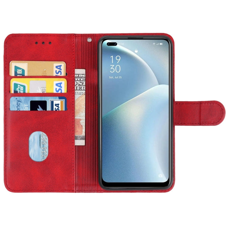 For OPPO Reno4 Lite Leather Phone Case