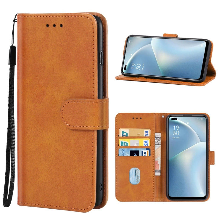 For OPPO Reno4 Lite Leather Phone Case