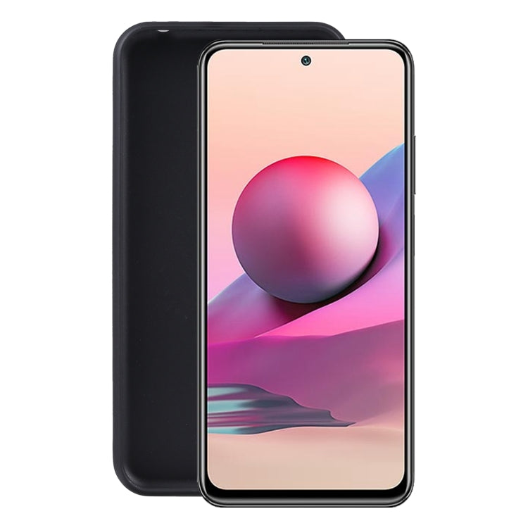 For Xiaomi Redmi Note 10 4G India/Note 10S TPU Phone Case(Black)