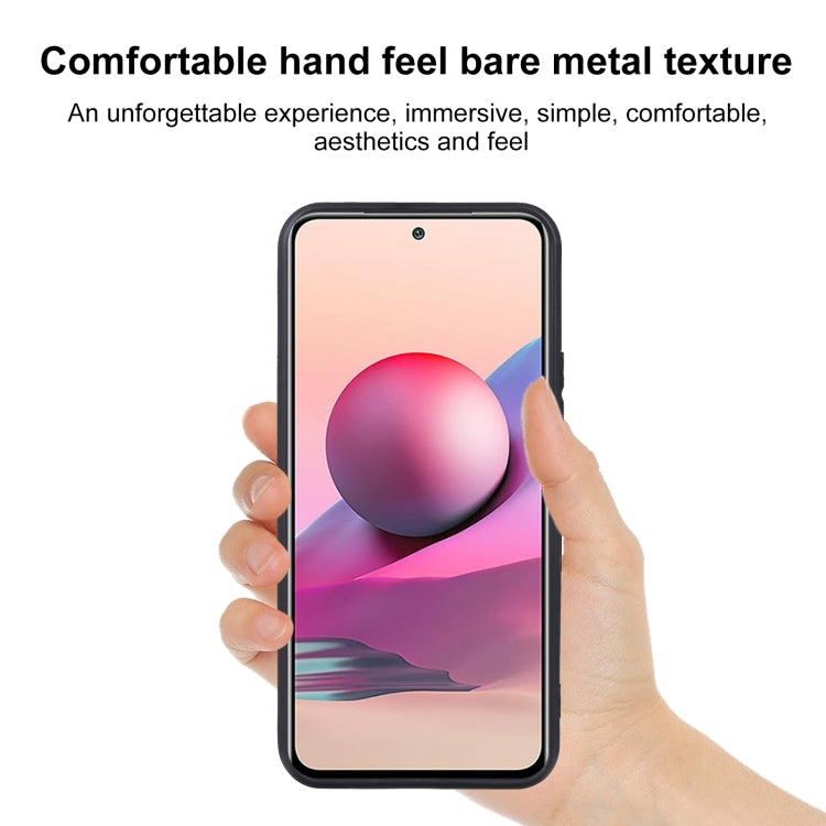 For Xiaomi Redmi Note 10 4G India/Note 10S TPU Phone Case(Black)