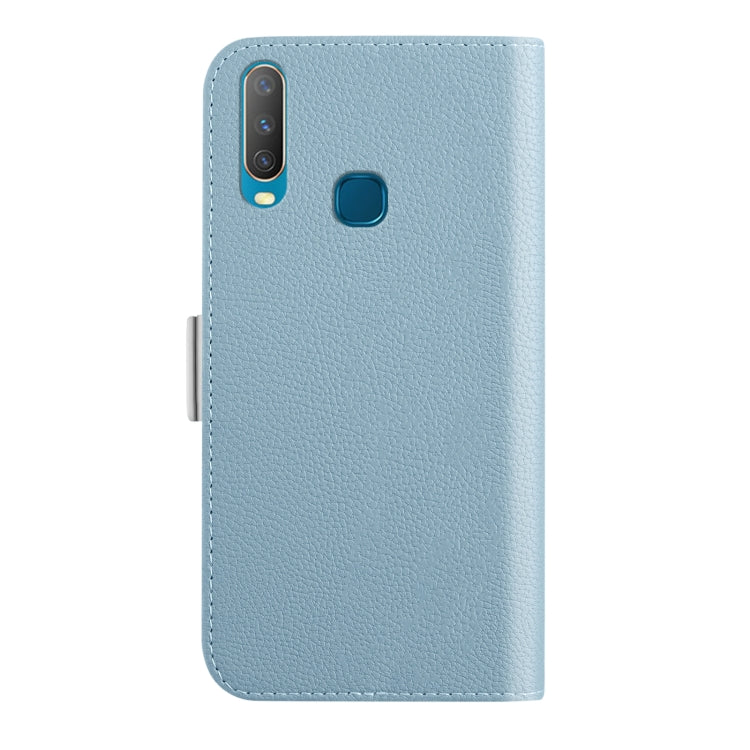 For vivo Y17 Candy Color Litchi Texture Leather Phone Case