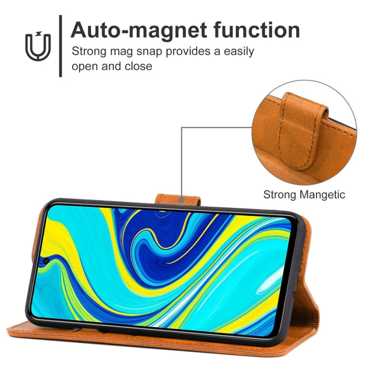 For Xiaomi Redmi Note 9S Leather Phone Case