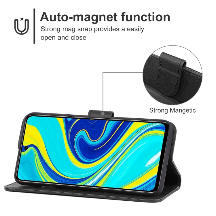 For Xiaomi Redmi Note 9S Leather Phone Case