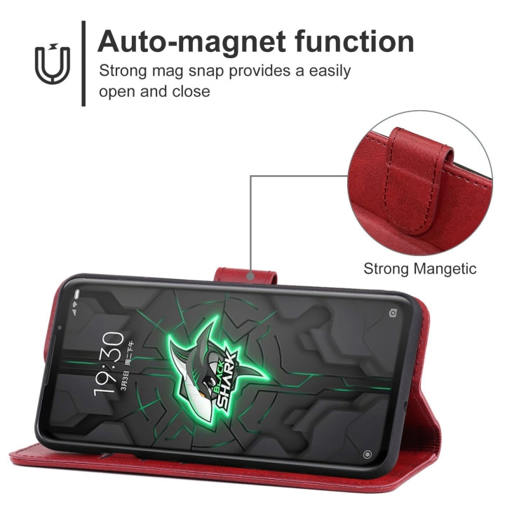 For Xiaomi Black Shark 3 Pro Leather Phone Case