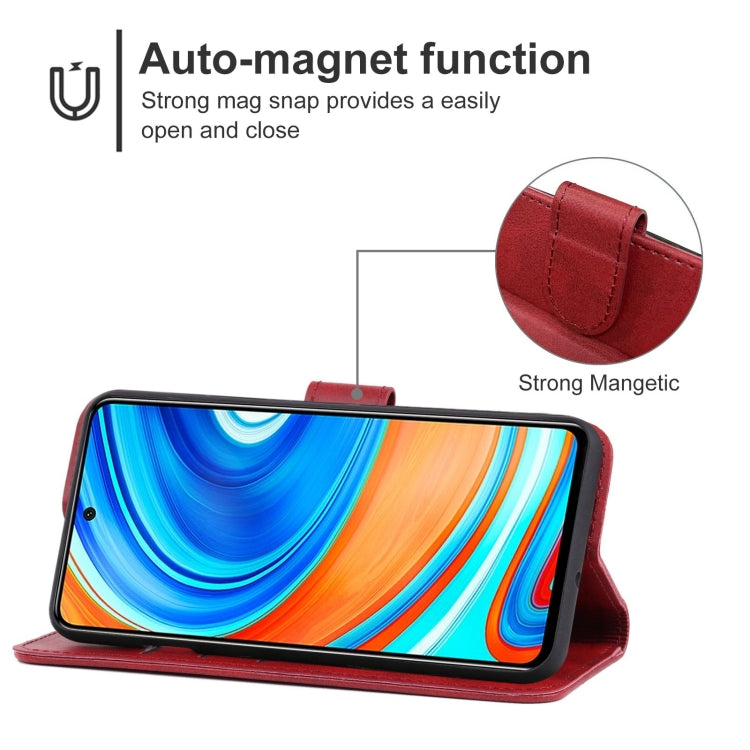 For Xiaomi Redmi Note 9 Pro Max Leather Phone Case