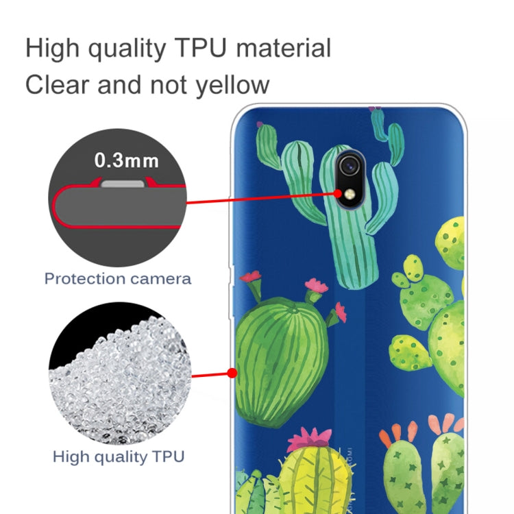 For Xiaomi Redmi 8A Lucency Painted TPU Protective Case