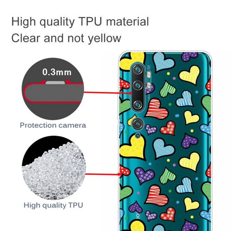 For Xiaomi CC9 Pro Lucency Painted TPU Protective Case