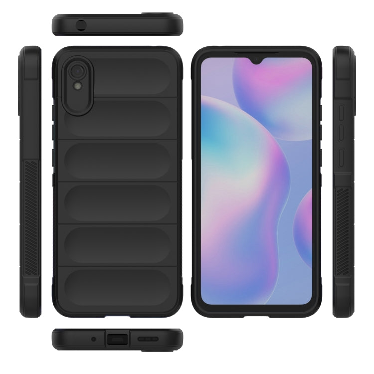 For Xiaomi Redmi 9A Magic Shield TPU + Flannel Phone Case