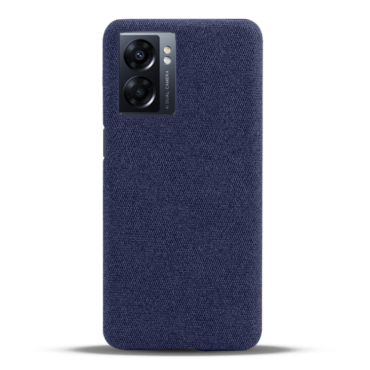 For OPPO A57 5G Cloth Coated Hard Plastic Phone Case