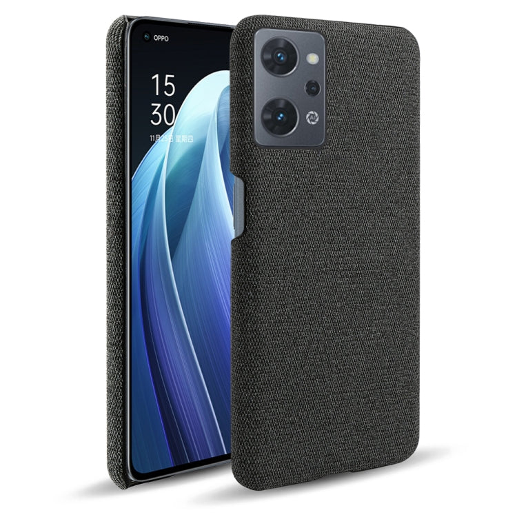 For OPPO Reno7 A Cloth Coated Hard Plastic Phone Case