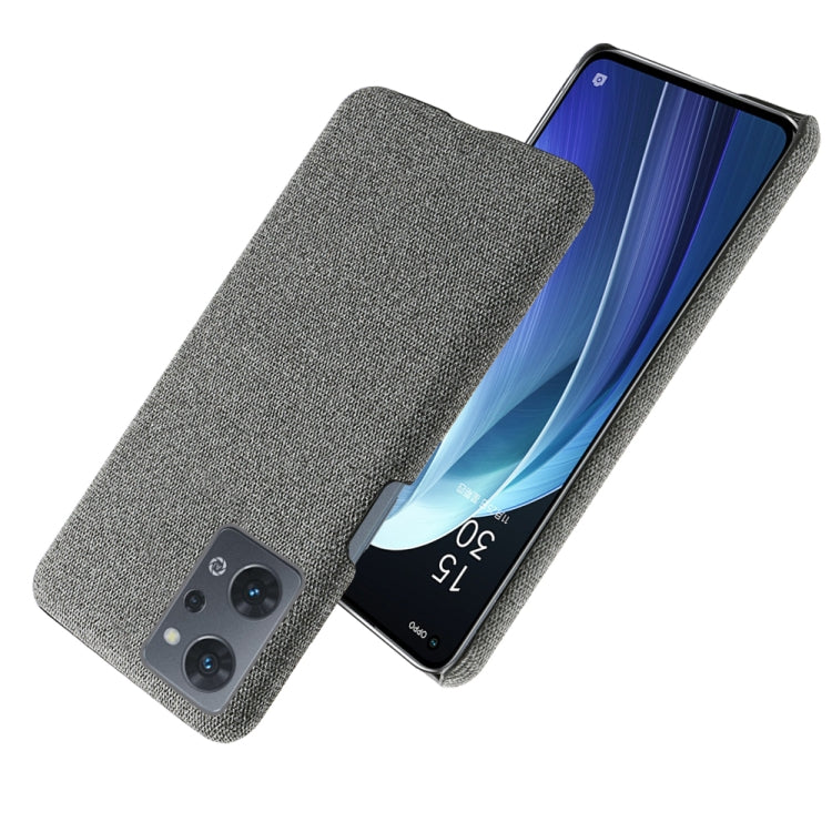 For OPPO Reno7 A Cloth Coated Hard Plastic Phone Case