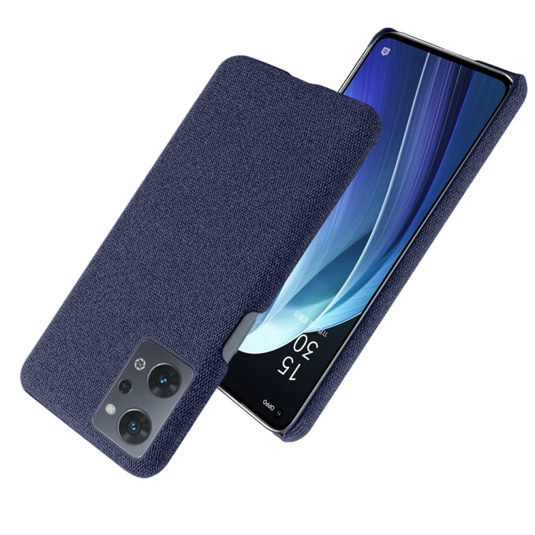 For OPPO Reno7 A Cloth Coated Hard Plastic Phone Case
