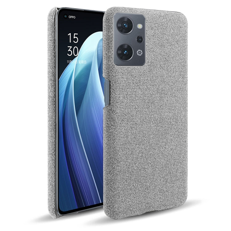 For OPPO Reno7 A Cloth Coated Hard Plastic Phone Case