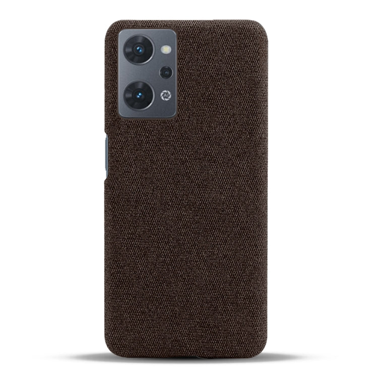 For OPPO Reno7 A Cloth Coated Hard Plastic Phone Case