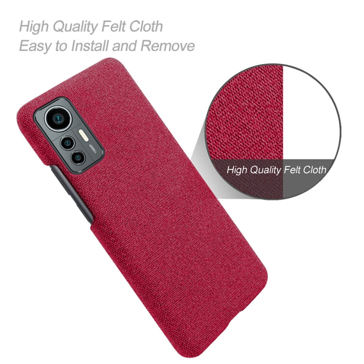 For Xiaomi 12 Lite Eurasian Cloth Coated Hard Plastic Phone Case