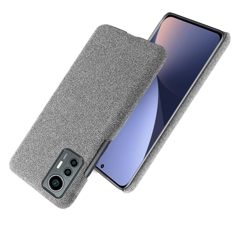 For Xiaomi 12 Lite Eurasian Cloth Coated Hard Plastic Phone Case