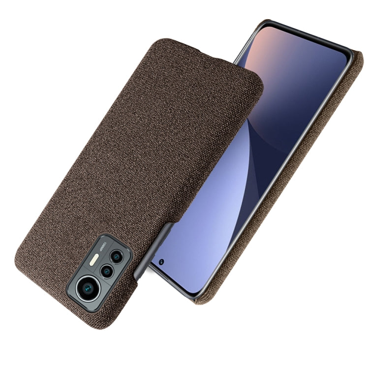 For Xiaomi 12 Lite Eurasian Cloth Coated Hard Plastic Phone Case