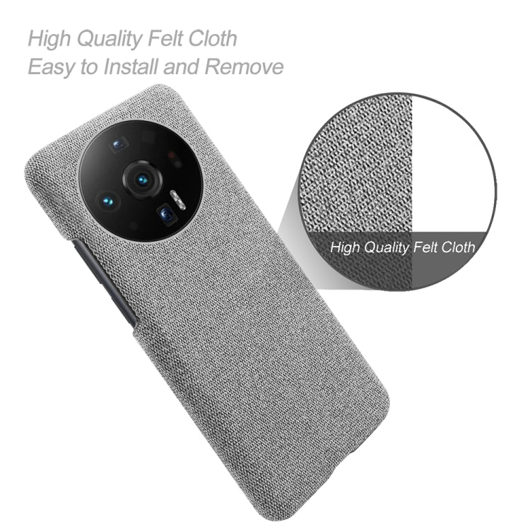For Xiaomi 12S Ultra Cloth Coated Hard Plastic Phone Case