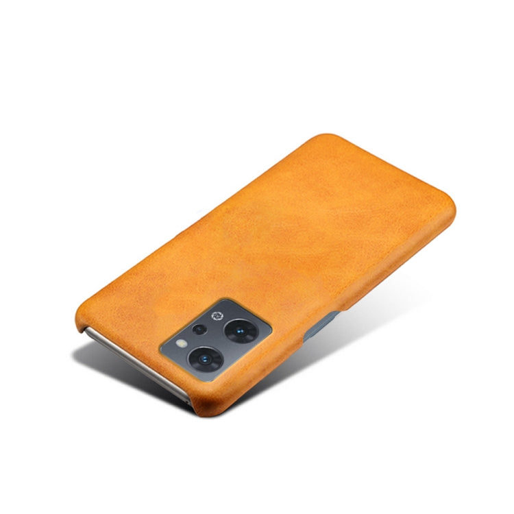 For OPPO Reno7 A Calf Texture PC + PU Phone Case