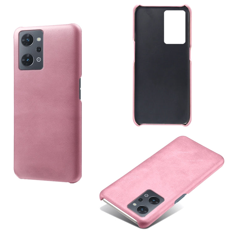 For OPPO Reno7 A Calf Texture PC + PU Phone Case