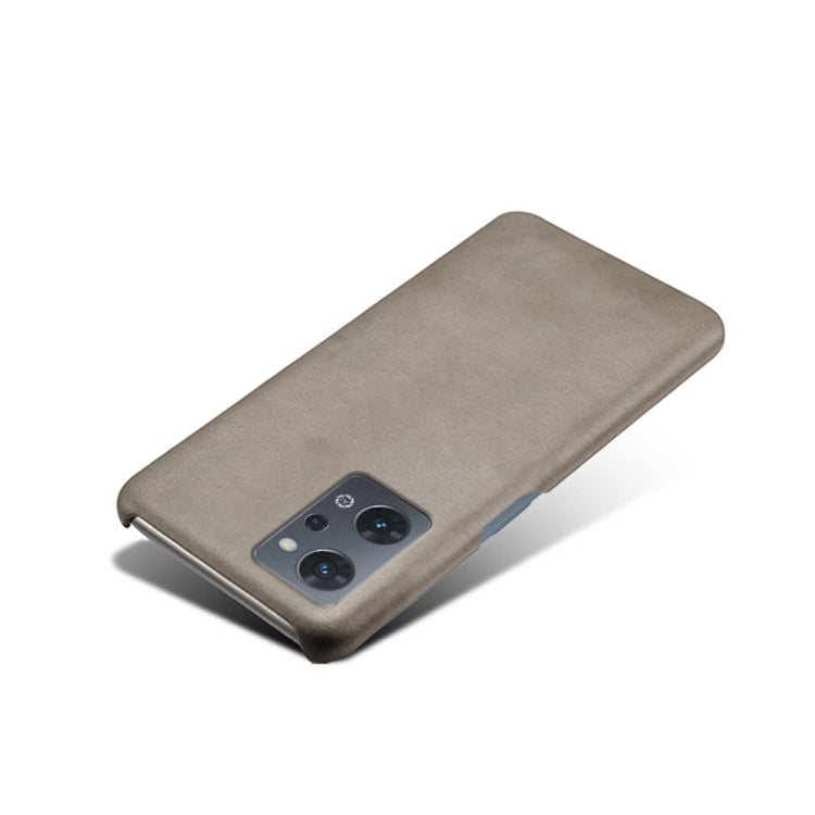 For OPPO Reno7 A Calf Texture PC + PU Phone Case