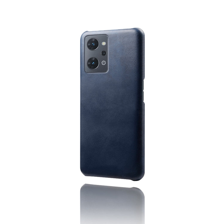 For OPPO Reno7 A Calf Texture PC + PU Phone Case