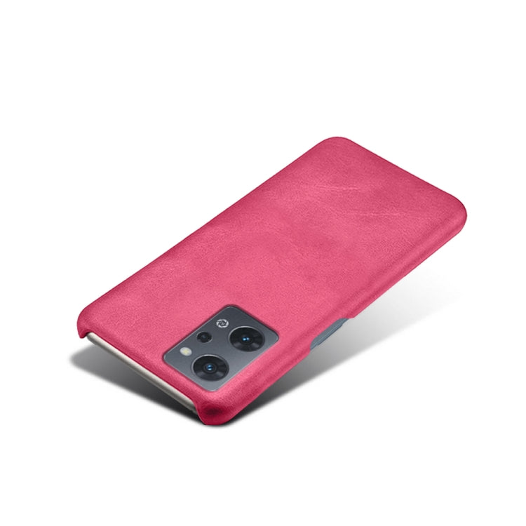 For OPPO Reno7 A Calf Texture PC + PU Phone Case
