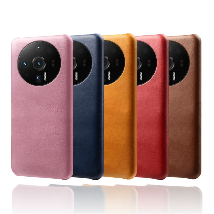 For Xiaomi 12S Ultra Calf Texture PC + PU Phone Case