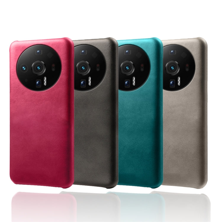 For Xiaomi 12S Ultra Calf Texture PC + PU Phone Case