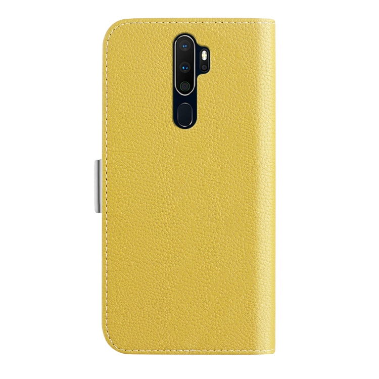 For OPPO A9 2020 Candy Color Litchi Texture Leather Phone Case