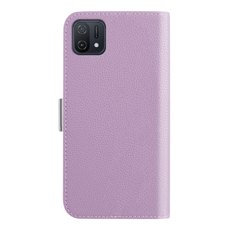 For OPPO A16K 4G Candy Color Litchi Texture Leather Phone Case