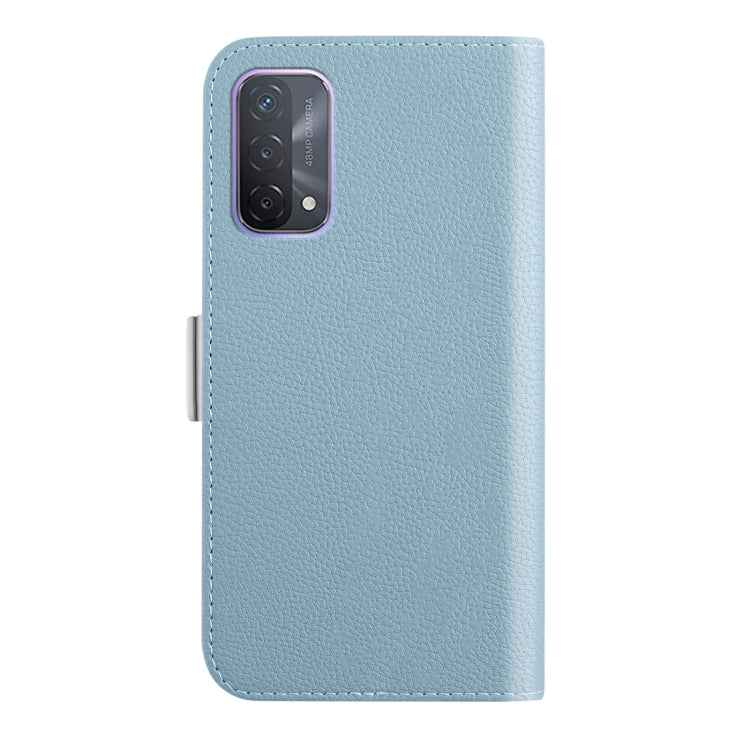 For OPPO A93 5G China Candy Color Litchi Texture Leather Phone Case