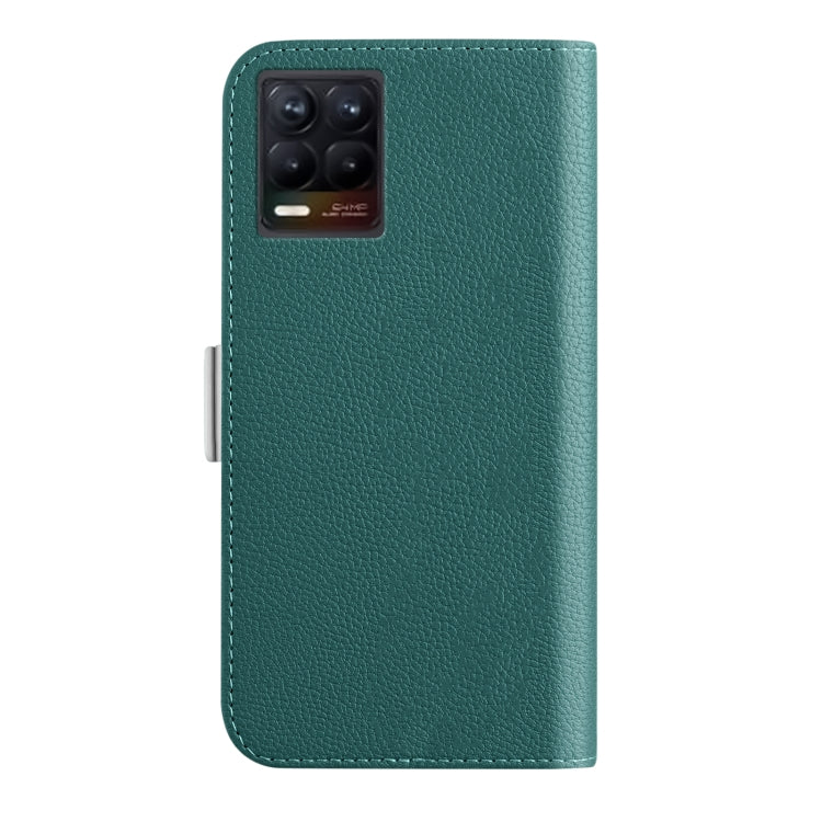 For OPPO Realme 8 4G Candy Color Litchi Texture Leather Phone Case