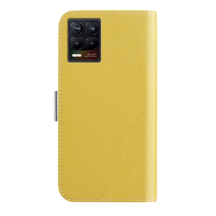 For OPPO Realme 8 4G Candy Color Litchi Texture Leather Phone Case