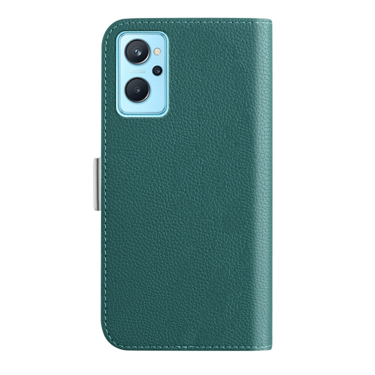 For OPPO Realme 9i Candy Color Litchi Texture Leather Phone Case