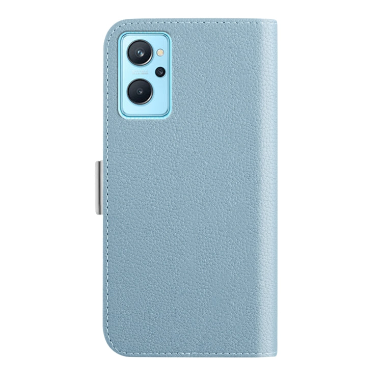 For OPPO Realme 9i Candy Color Litchi Texture Leather Phone Case