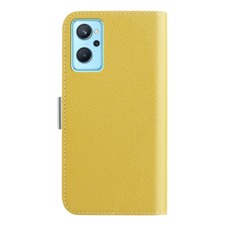 For OPPO Realme 9i Candy Color Litchi Texture Leather Phone Case