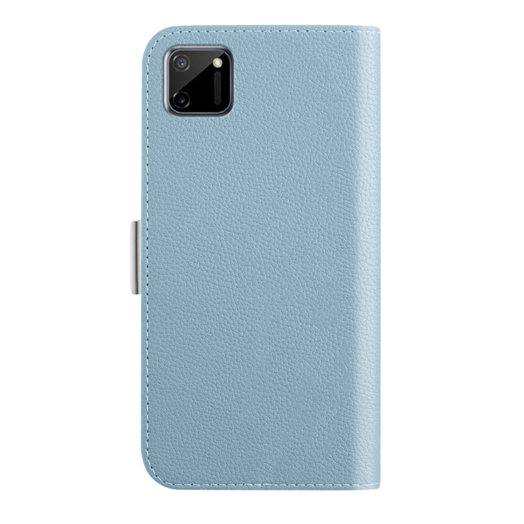 For OPPO Realme C11 Candy Color Litchi Texture Leather Phone Case