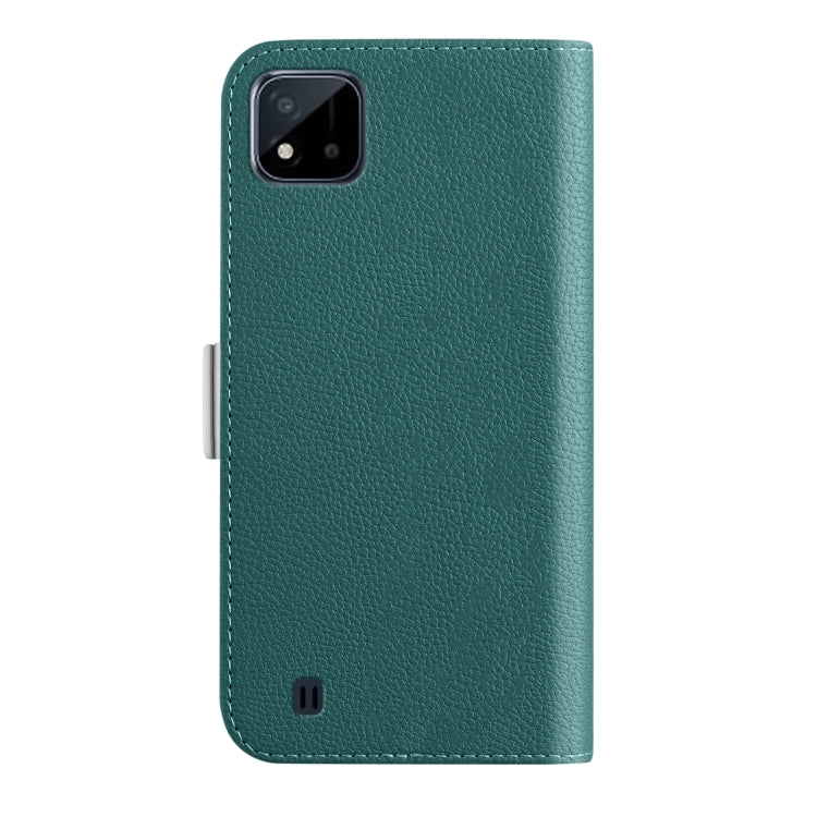 For OPPO Realme C20 Candy Color Litchi Texture Leather Phone Case