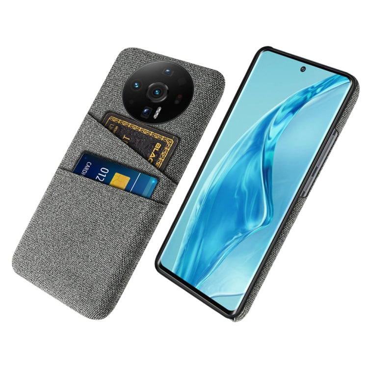 For Xiaomi 12S Ultra Cloth Coated Hard Plastic Card Slots Phone Case