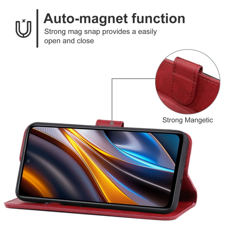 For Xiaomi Poco X4 GT Leather Phone Case