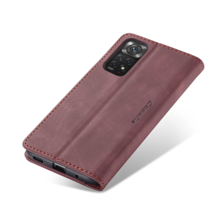 For Xiaomi Redmi Note 11 4G/Note 11S Global CaseMe 013 Multifunctional Horizontal Flip Leather Phone Case
