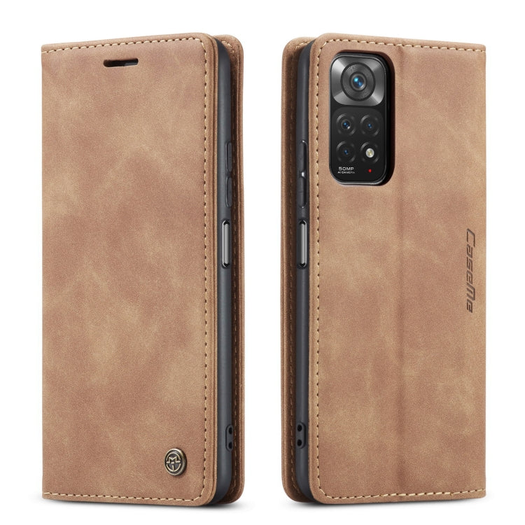 For Xiaomi Redmi Note 11 4G/Note 11S Global CaseMe 013 Multifunctional Horizontal Flip Leather Phone Case