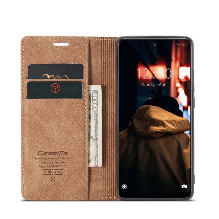 For Xiaomi Redmi Note 11 4G/Note 11S Global CaseMe 013 Multifunctional Horizontal Flip Leather Phone Case