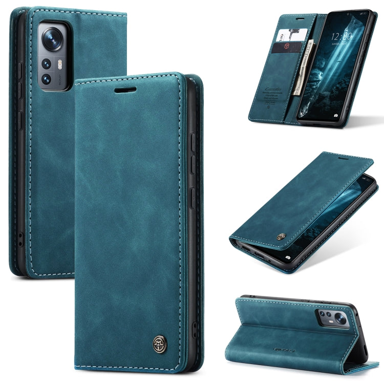 For Xiaomi 12/12X CaseMe 013 Multifunctional Horizontal Flip Leather Phone Case