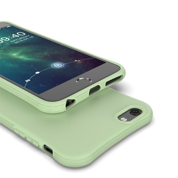 For iPhone 6 Plus Solid Color TPU Slim Shockproof Protective Case