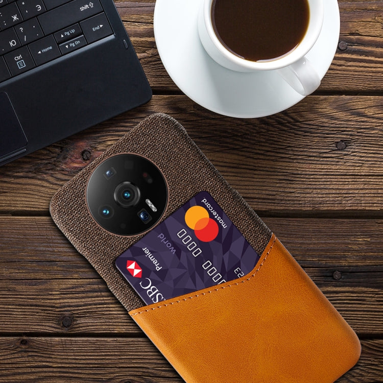 For Xiaomi 12S Ultra Cloth Texture Card Slot PC Leather Phone Case