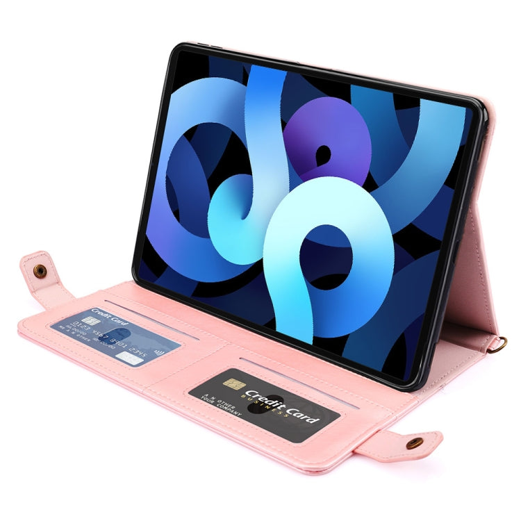 For iPad mini 6 Envelope Solid Color Leather Tablet Case