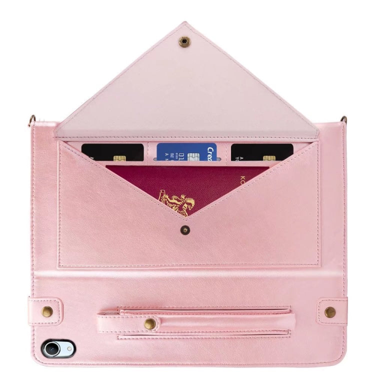 For iPad mini 6 Envelope Solid Color Leather Tablet Case